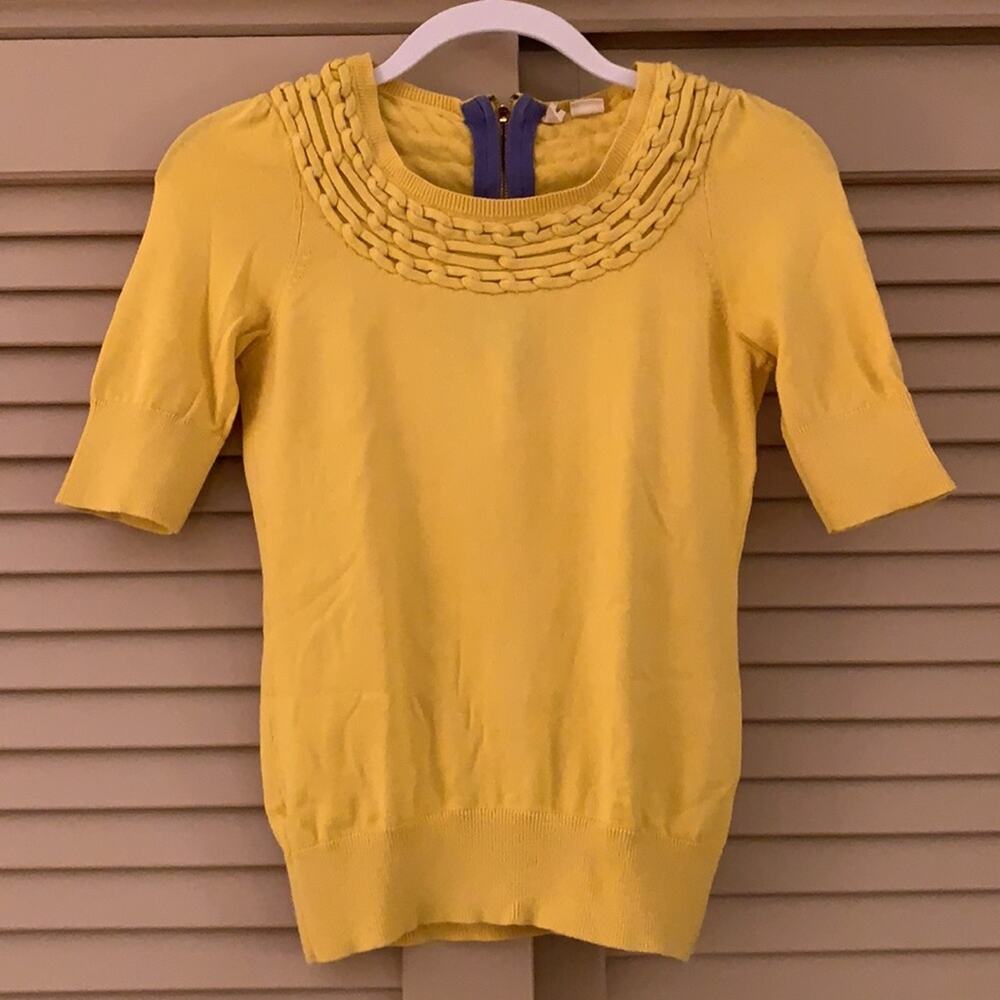MOTH / Anthropologie‎ bright yellow sweater